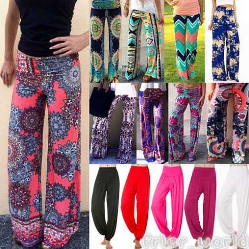 55020  Брюки женские Гавайи, лето, ЛЮКС