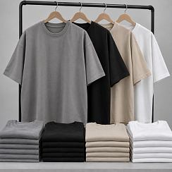 T-shirts oversize premium Майки мужские XXL КРЕМ Канада
